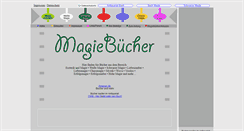 Desktop Screenshot of magiebuecher.de